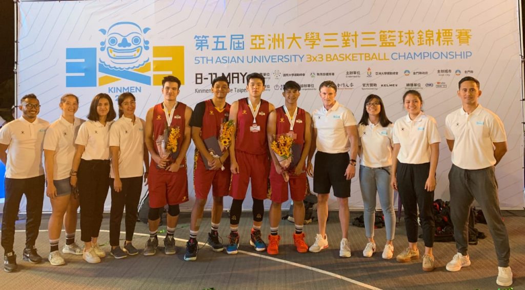 UPH Juara 3 Kejuaraan Basket 3x3 Antar Universitas se-Asia di Taipei