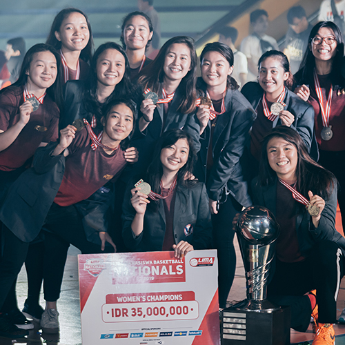 UPH Eagles Women’s Basketball Team Achieves First Place in LIMA National 2019