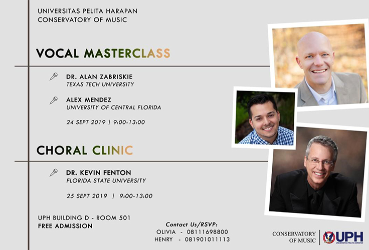 Vocal Masterclass and Choral Clinic