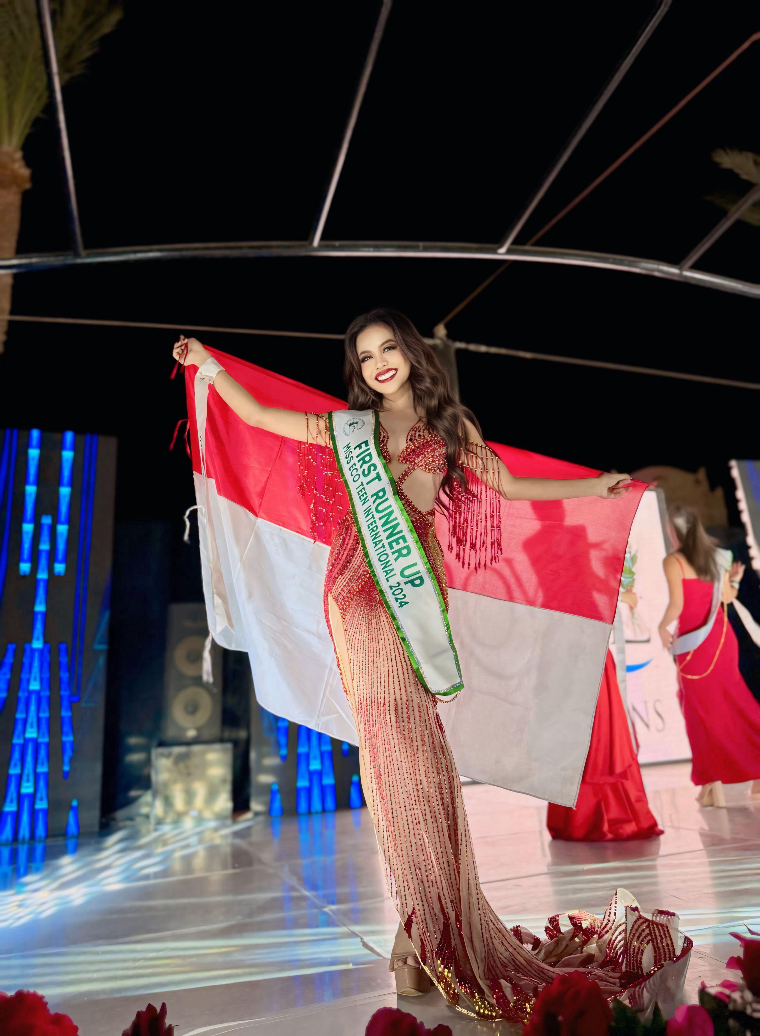 Putu Meilly Herlina Named 1st Runner-Up and Best Eco Dress Winner at Miss Eco Teen International 2024